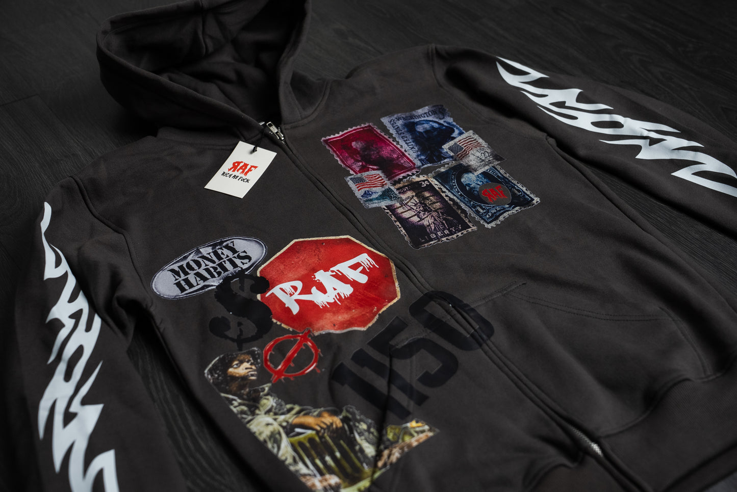 Zip up hoodie